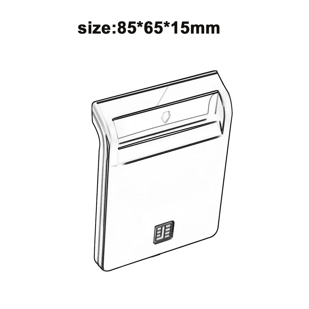USB 2 0 смарт-чип считыватель карт флэш-памяти мульти кард-ридер IC/ID Plug And Play для ПК