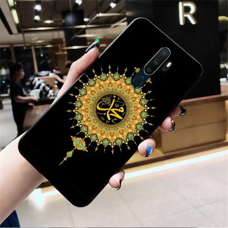 Muslim Islam Allah Newly Arrived Black Cell Phone Case For Oppo A5 A9 2020 Reno2 z Renoace 3pro Realme5Pro | Мобильные телефоны и