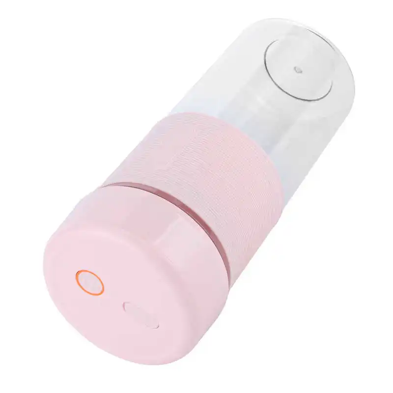 

350mL Portable Blender Multi-Function Electric Mini Juicer Cup USB Charging for Home Office Travel Fruit Juicer Machine pink