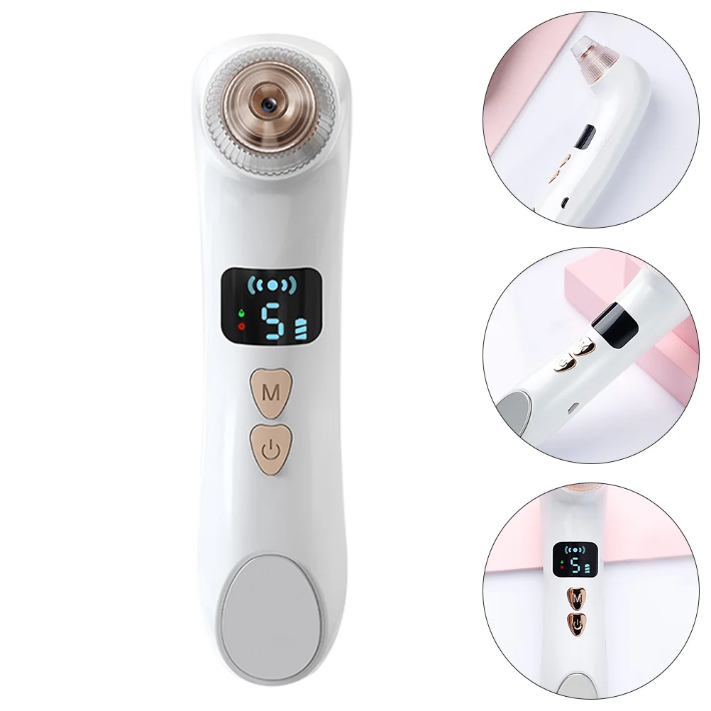 

1 Set of Blackhead Remover Visualization Electric Pores Cleaner Blackhead Cleaner (White)