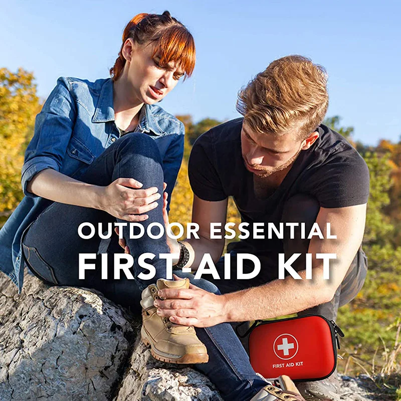 Комплект первой помощи из 99 предметов водонепроницаемая прочная сумка с твердым