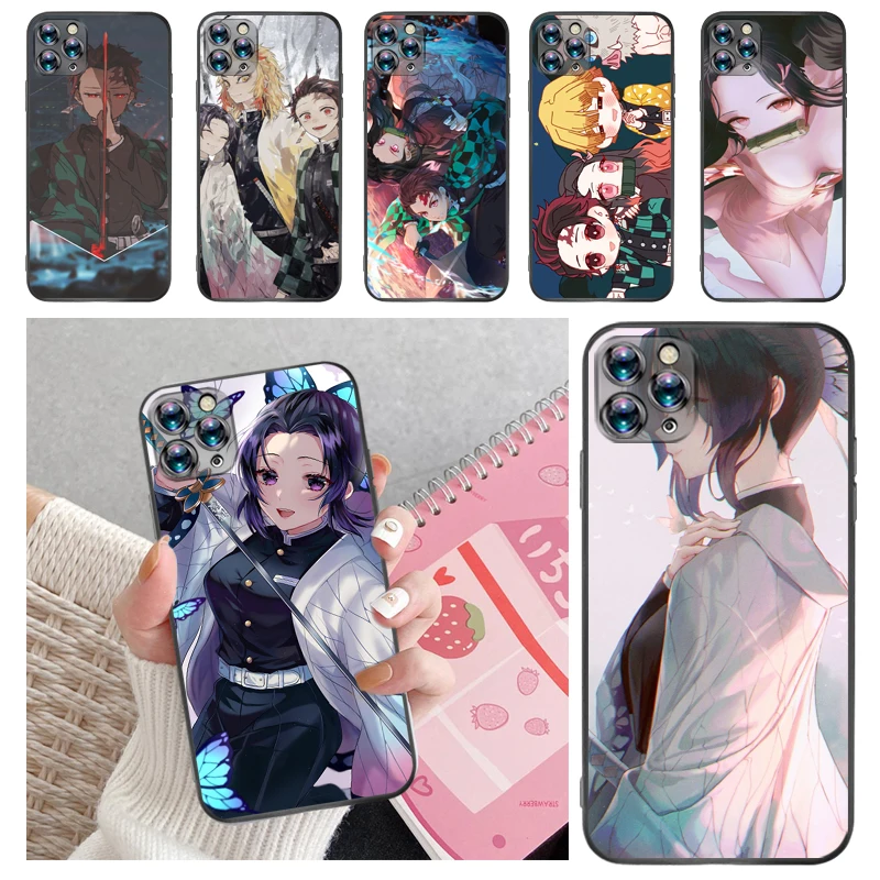 

Demon Slayer Kimetsu No Yaiba Kamado Tanjirou Kamado Nezuko Agatsuma Zenitsu Phone Case For iPhone 12 Mini SE 2020 Pro Coque