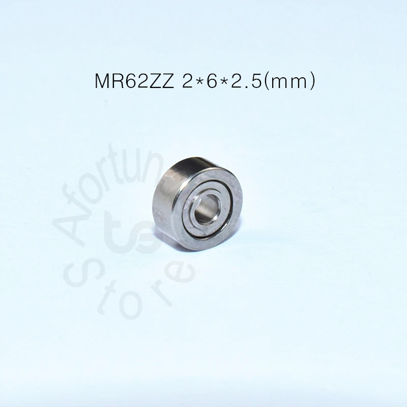 MR62ZZ 2*6*2,5(мм) 10 шт. подшипник ABEC-5 металлический герметичный Миниатюрный Мини-подшипник MR62 MR62ZZ хромированный стальной радиальный подшипник