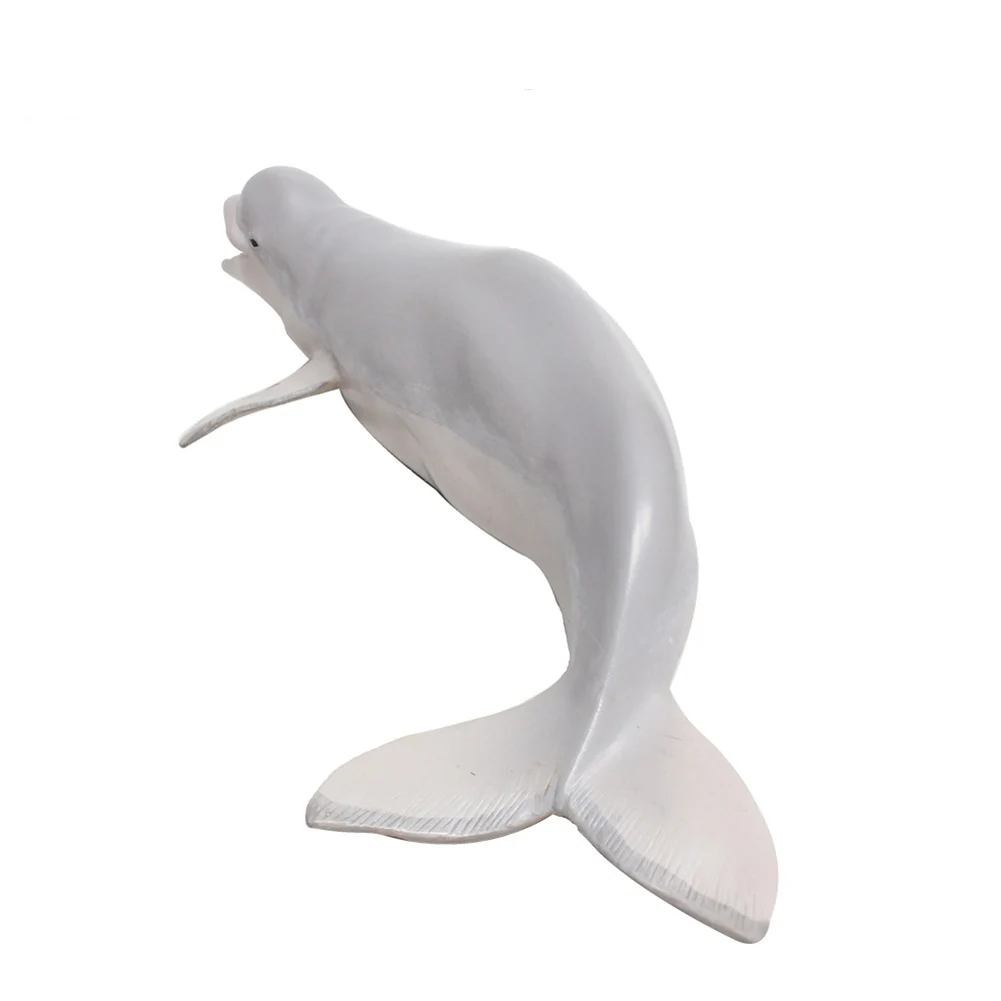 

Animal Model Toys Lifelike Beluga Whale Ocean Animal PVC Model Figure Home Decor Kids Educational Toys for Children Gift