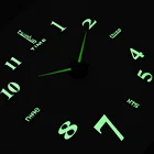 Часы настенные, светящиеся в темноте, 273747 дюйма, с акриловыми наклейками