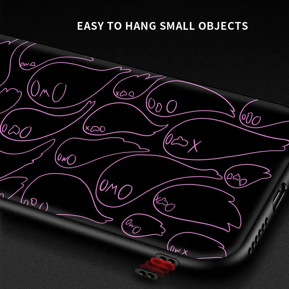 

Silicone Phone Case for Xiaomi Redmi Note 9S 8 Pro 9 8T 7 9A 9C 7A 8A K40 10 Pro Luxury Black Cover Luxury Color Pattern Logo