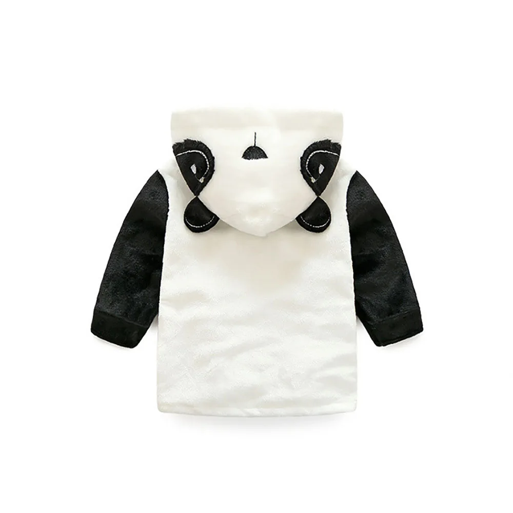 Фланелевый Халат Новое поступление милая теплая ночная рубашка в виде панды