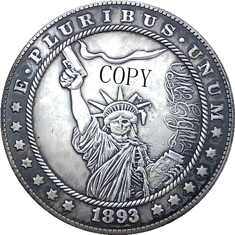 

Хобо никель 1893-S доллар США Моргана тип монеты 217