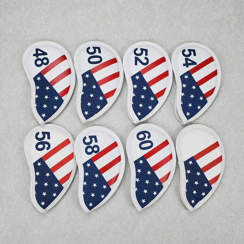 

НОВЫЙ США Гольф клинья головной убор из искусственной кожи гольф песок набор клиньев головные уборы 48/50/52/54/56/58/60 градусов для Для женщин