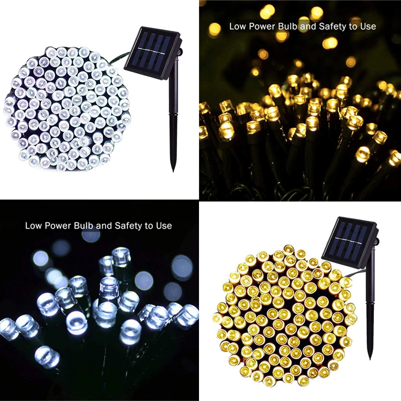 Наружная светодиодная гирлянда 500 Рождественское украшение сказочные огни для