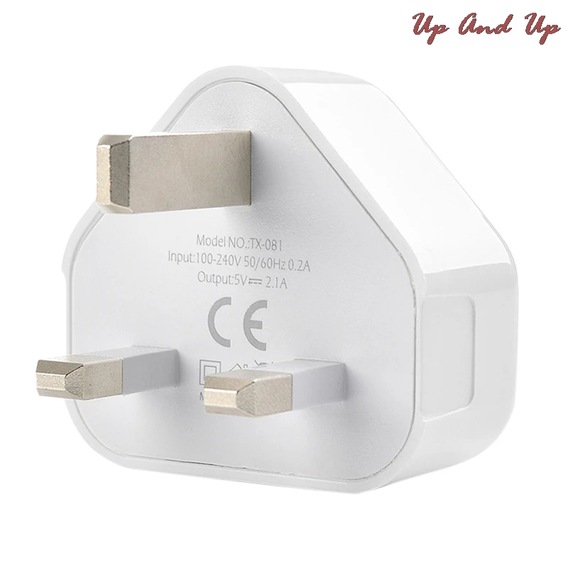 

Горячая Распродажа 1Pc 3 Pin USB адаптер питания зарядное устройство для мобильного телефона планшета Великобритании Вилка сетевая стена
