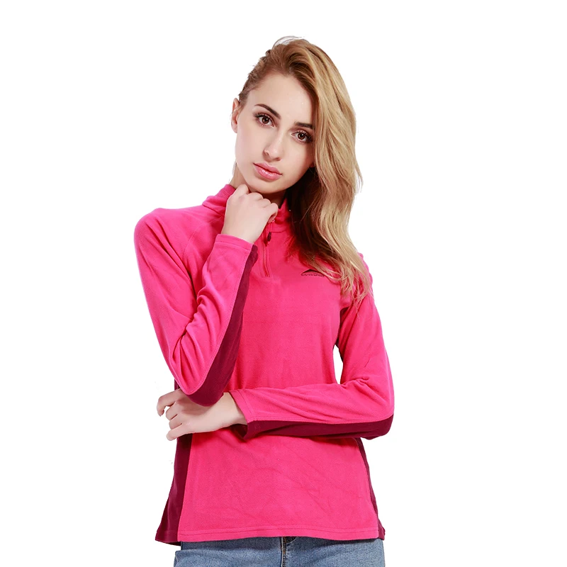 ROYALWAY женская футболка с воротником-стойкой и длинным рукавом куртка для бега