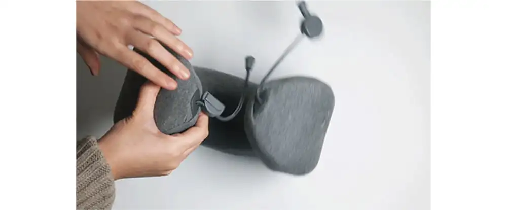 Оригинальные Xiaomi LeFan мягкие удобные u-образные массажные подушки для шеи двойные внутренние подушки для дома и офиса
