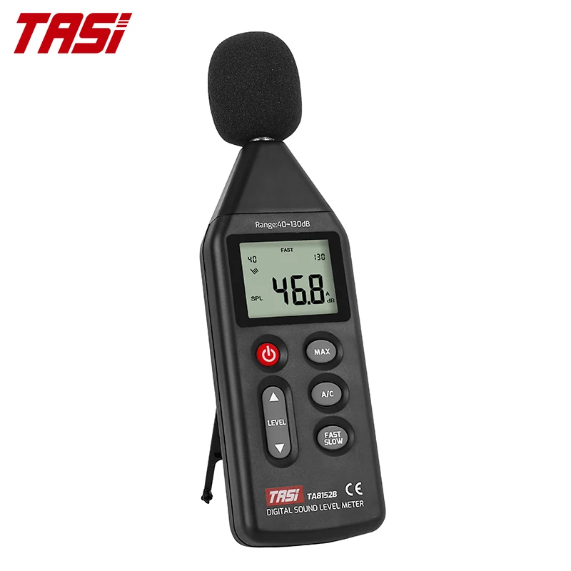Цифровой измеритель уровня шума TASI TA8152B USB ЖК дисплей 40 130 дБ тестер измерение