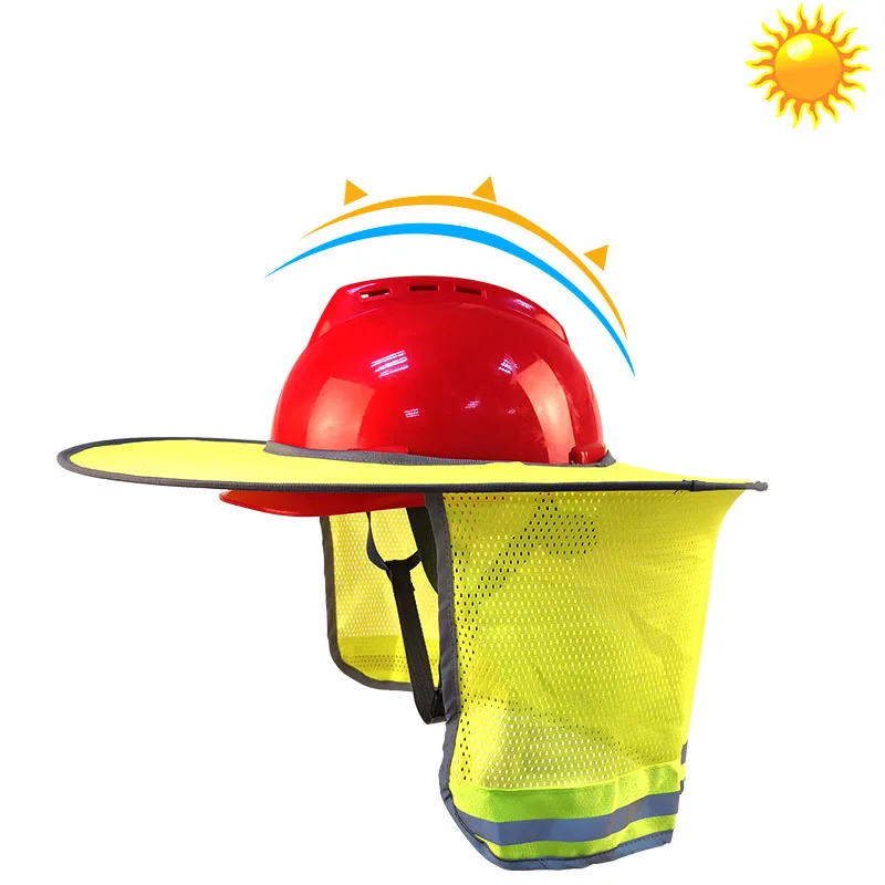 Солнцезащитный козырек для безопасного шлема летняя дышащая широкая шляпа с