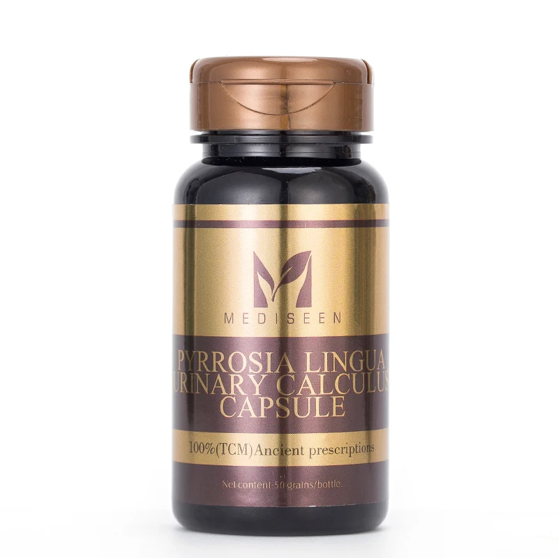 

Mediseen Pyrrosia lingua Urinary calculus capsule, Help Lower abdominal pain, paroxysmal colic and Help Ureteral pressure, 50pcs