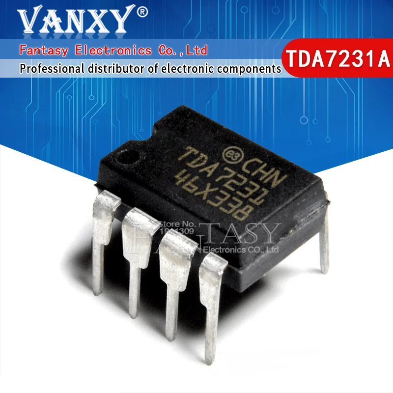 5 шт. TDA7231A DIP8 TDA7231 DIP-8 7231A DIP | Электронные компоненты и принадлежности
