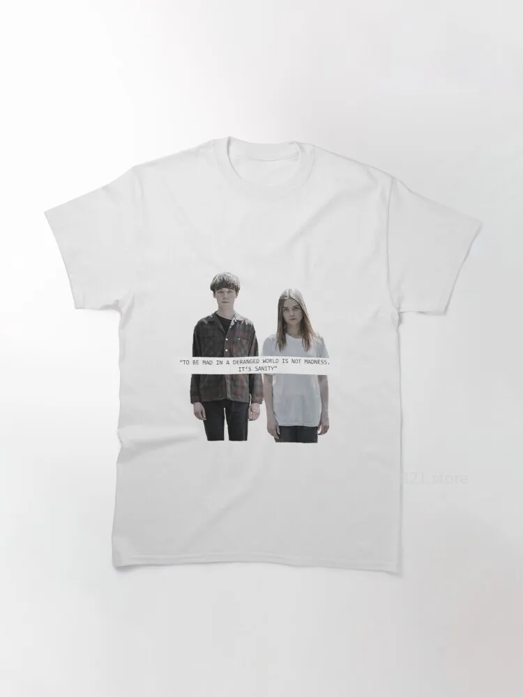 

Классическая футболка The End Of The F *** ing World