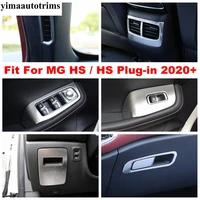 dashboard panel strip glove box sequin pillar a frame cover trim for mg hs plug in 2020 2022 stainless steel accessories