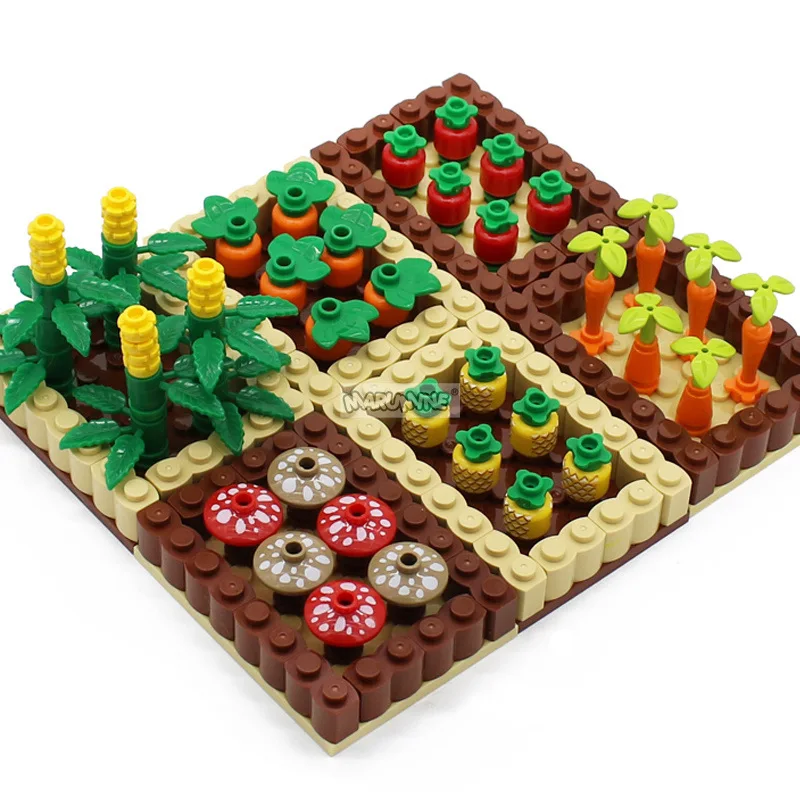 

Город МОС креативный огород; Сад РАСТЕНИЯ Цветочная модель строительные блоки DIY сборка кирпичи обучающие игрушки для детей Подарки