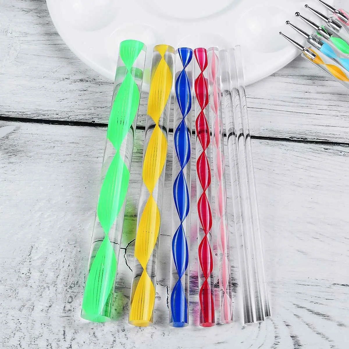 Набор инструментов для точек с мандалой инструменты трафарет шариковый стилус