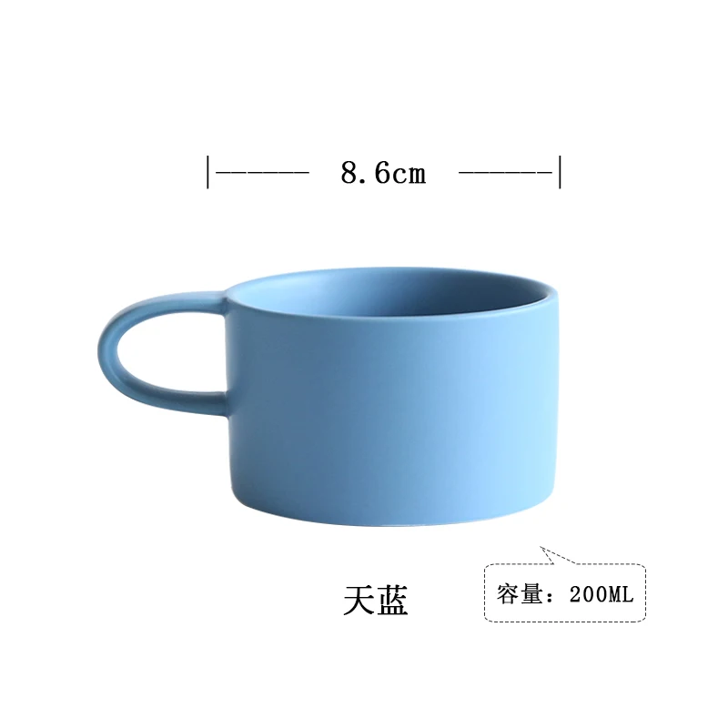 

Ceramic Coffee Cup Mug Breakfast Minimalist Personalised Friends Couple Creative Gifts Milk Mugs Nordic Tazas Drinkware DF50M