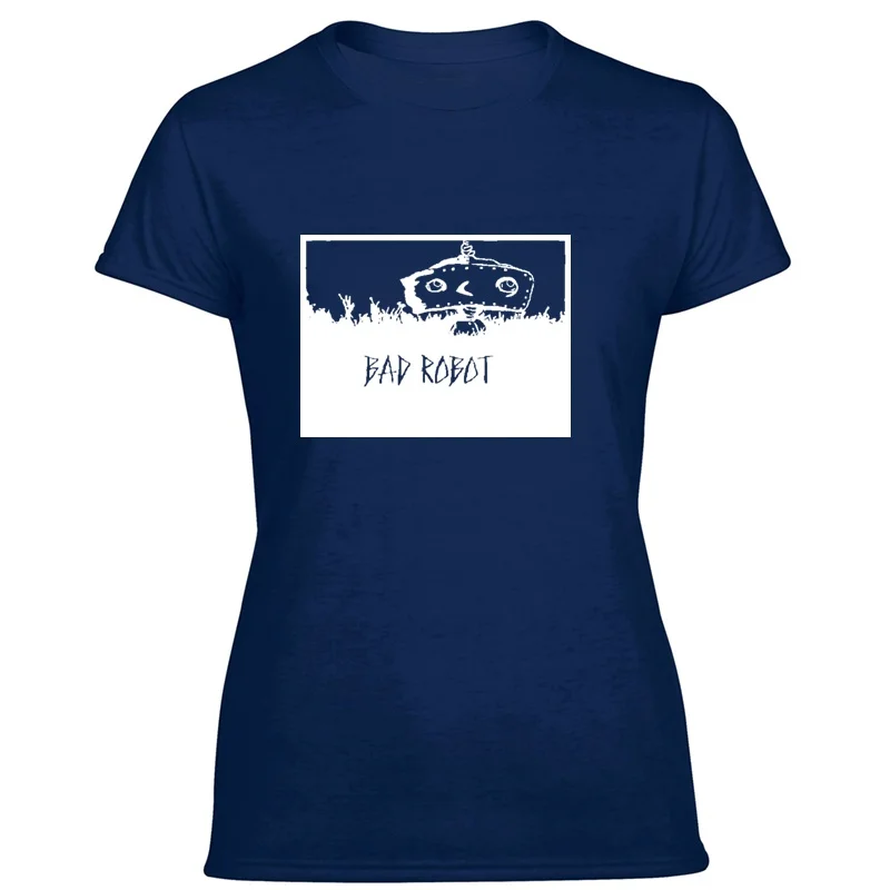 

Printed Bad Robot T-Shirt Man Crew Neck Tee Shirt For Mens Camisas Shirt Anti-Wrinkle Hiphop