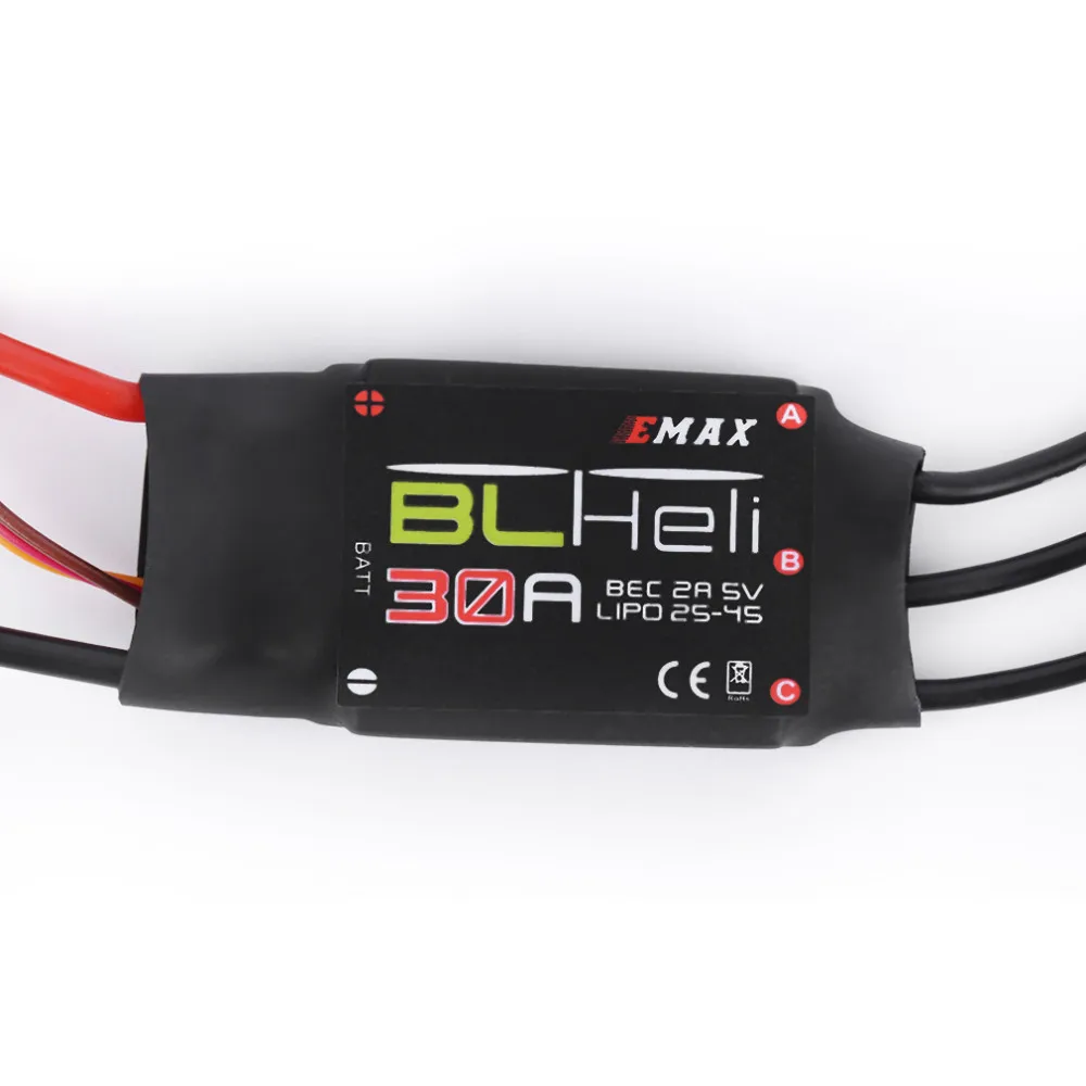 Электронный регулятор скорости Emax BLHeli Series 12A 20A 30A ESC 4 шт./лот с BEC для РУ дрона FPV