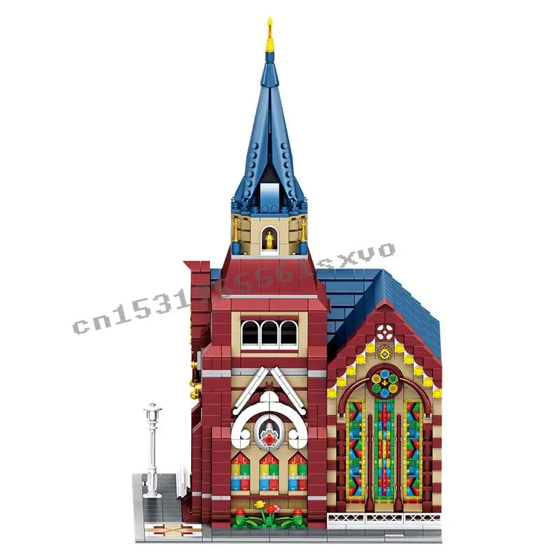 Новый город улица вид серия союз церковь лепининг 2001 модель дома строительные