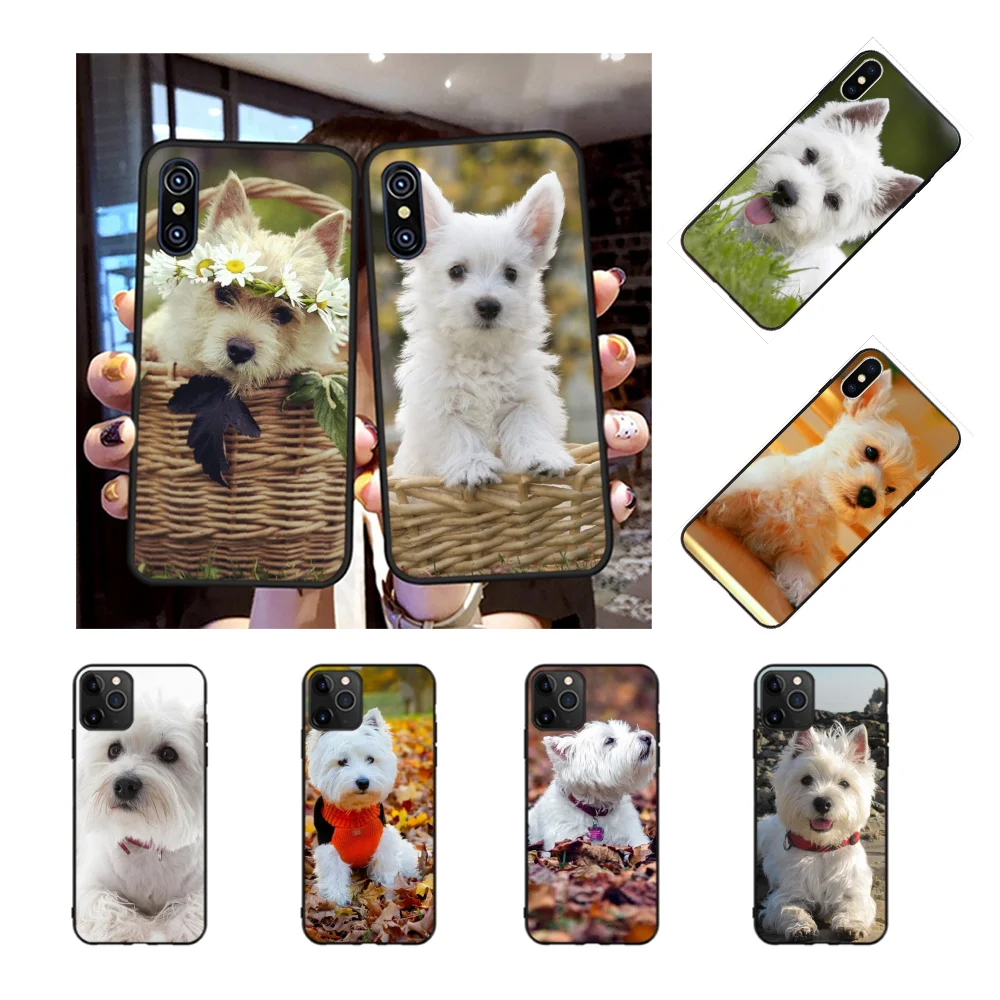 NBDRUICAI West Highland Terrier Westie Роскошный Уникальный Дизайн чехол для телефона iPhone 11 pro XS MAX 8