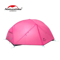 naturehike mongar 2 persons camping 20d nylon fabic double layer ultralight outdoor waterproof tent nh17t007 nh19m002