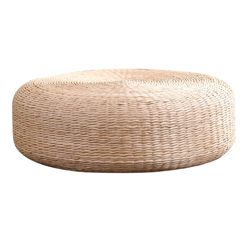 저렴한 일본 다다미 이불 쿠션 지상 밀짚 매트 부드러운 앉아 부두 명상 쿠션 가정용 이불