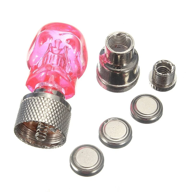 4x Valve Cap Wheel Tire LED Light Lamp for Motorcycle Bicycle Car Red &amp Green | Автомобили и мотоциклы