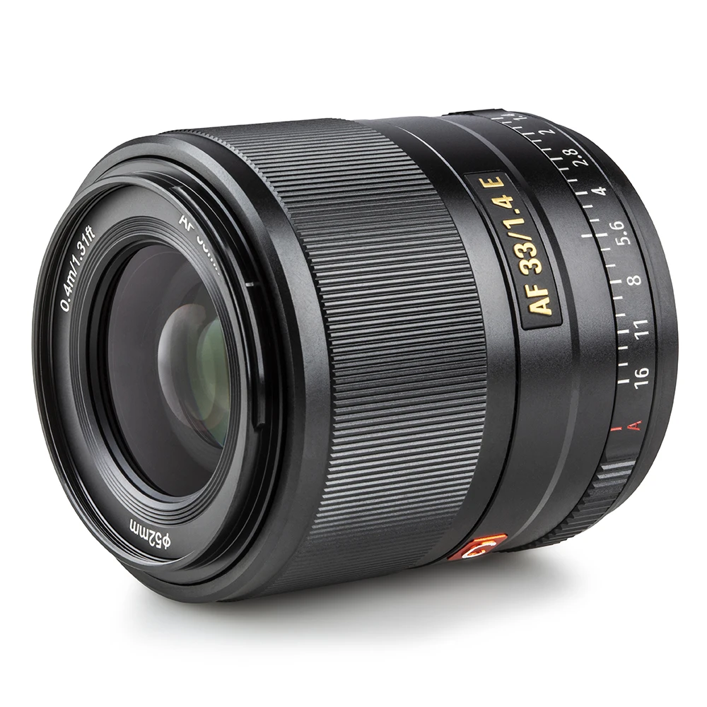 Объектив Viltrox 33 мм F1.4 STM с автофокусом APS-C для беззеркальной камеры Sony E-mount A7M3 A9 A7RII
