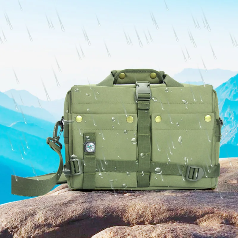 

BOWTAC Men's Army Shoulder Bags Military Handbag Tactical Bag Camouflage for Fishing Camping Hiking Travel Outdoor Sports