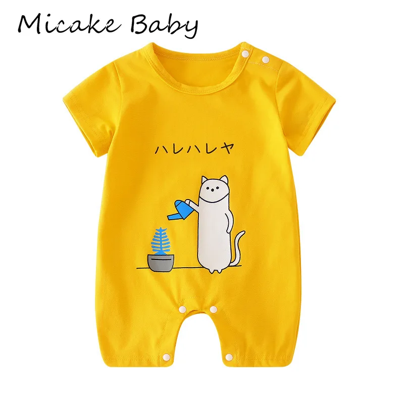 Комбинезон для маленьких девочек 0 15 месяцев комбинезон с рисунком кота