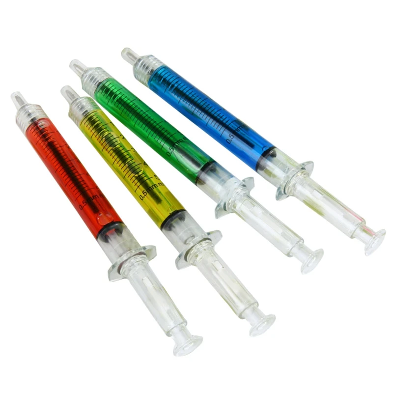 Креативная оригинальная в форме шприца ручка симпатичная шариковые ручки