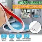 Пробка для воды в ванную комнату высотой 15 мм, нескользящая разделительная перегородка для сухой и влажной воды, протекторный барьер, резиновый силиконовый водяной ограничитель