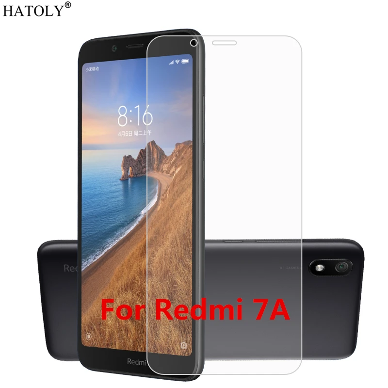 For Redmi 7A 2 шт. для Xiaomi Redmi 7A, стекло Redmi 8A 5A 6A 4A, закаленное стекло, защита экрана, ультратонкое Защитное стекло для телефона Redmi 7A - Цвет: For Redmi 7A