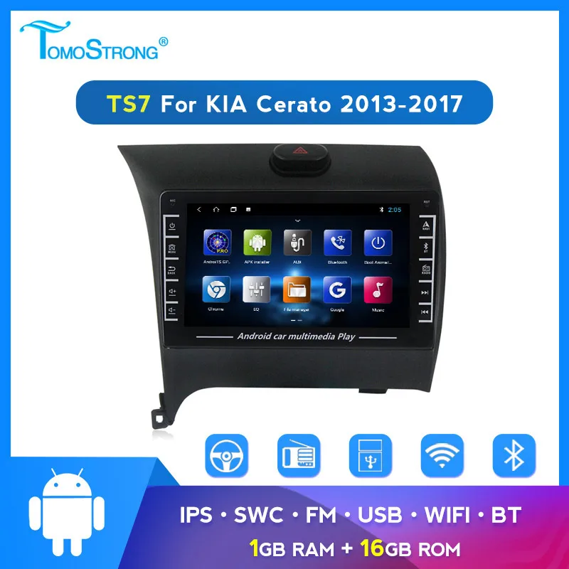 Автомобильный радиоприемник GPS навигация для Kia CERATO K3 FORTE 2013 2014 2015 2016 2017 IPS экран