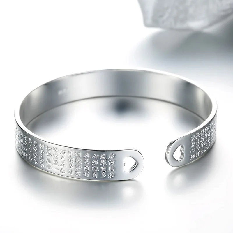 2020 буквы буддийские Писания браслеты для женщин Тибетский серебристый цвет