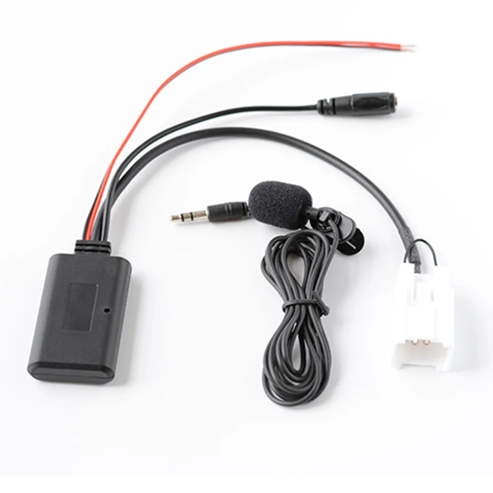 Автомобильный Bluetooth AUX адаптер беспроводной аудио телефонный звонок Hands Free