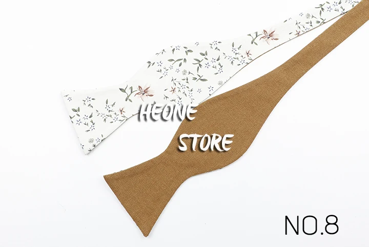 Modische verstellbare Fliege für Herren, selbstgebundene Fliege, 100 % Baumwolle, Vintage-Stil, Blumenmuster, Schmetterling, für Männer, klassisches Hochzeitsgeschenk – Detail 33