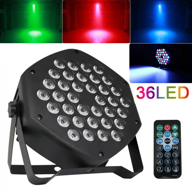 20 Вт Одноцветный 36xled Par Светильник с голосовым управлением/самоходный/DMX/Master
