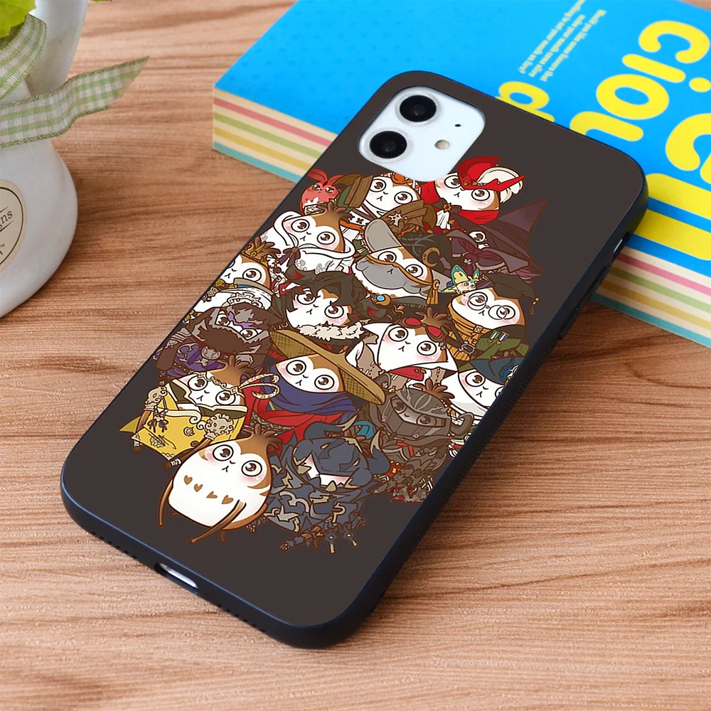 For iPhone FFXIV - ALL CLASSES Soft TPU border Apple iPhone Case