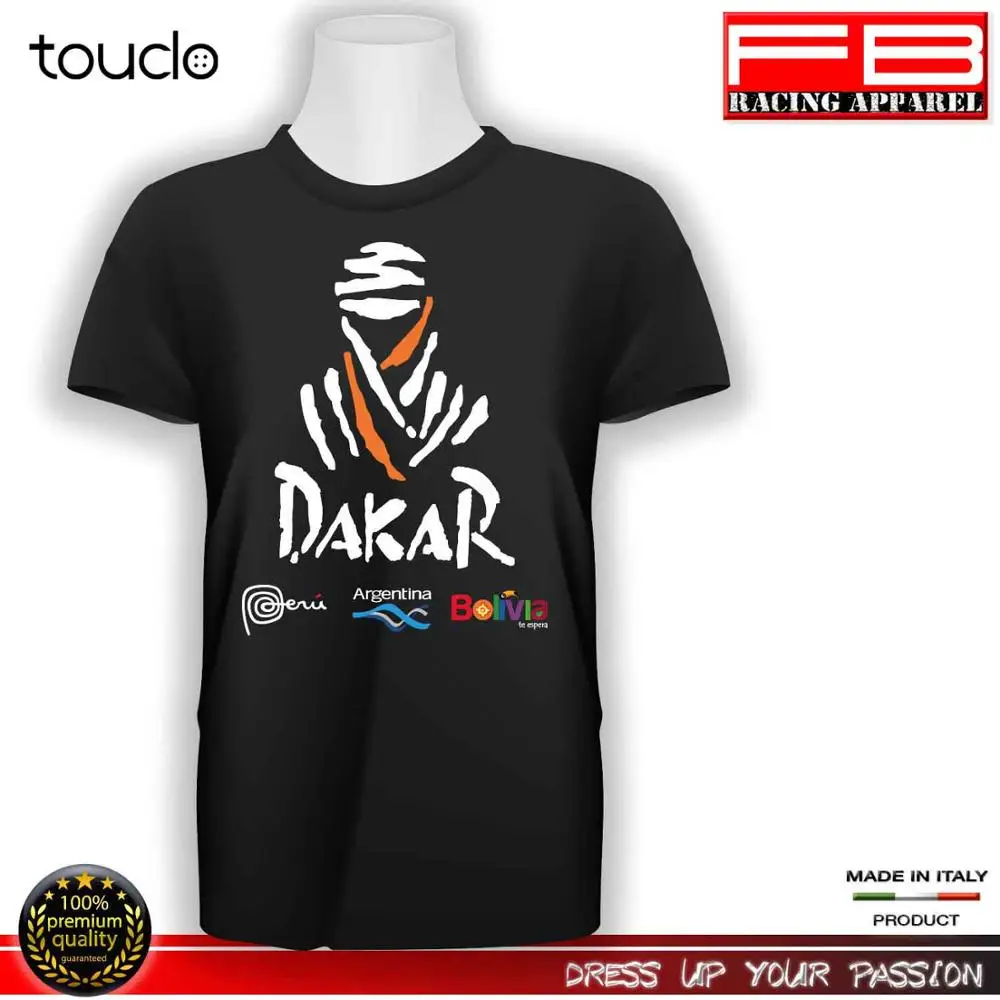 Fashion Racings Logo PERU BOLIVIA ARGENTINA German car fans French japan Tee shirt | Мужская одежда