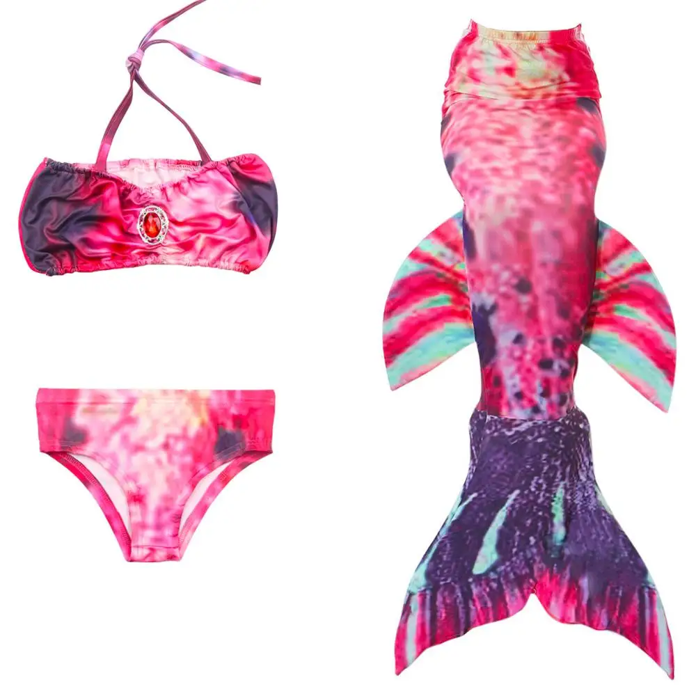 

2020 Mermaid Tail Bath Split Swimsuit Costume Swimsuit Newest Lovely Princess Children Baby Girls Bikini Set Dress
