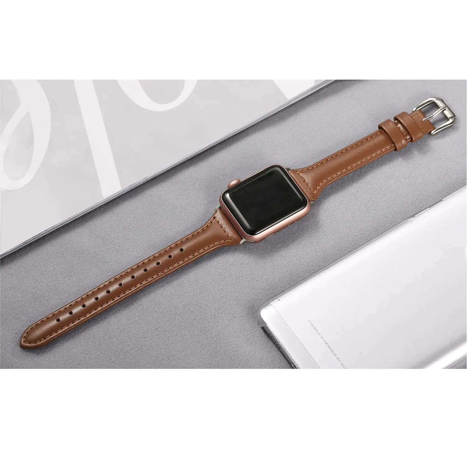 С цветочным узором ремешок для apple watch, ремешок 42 мм, 38 мм, ремешок для наручных часов iwatch, Версия 44 мм 40 мм Series 5/4/3/2/1 кожаный ремешок correa спортивный браслет