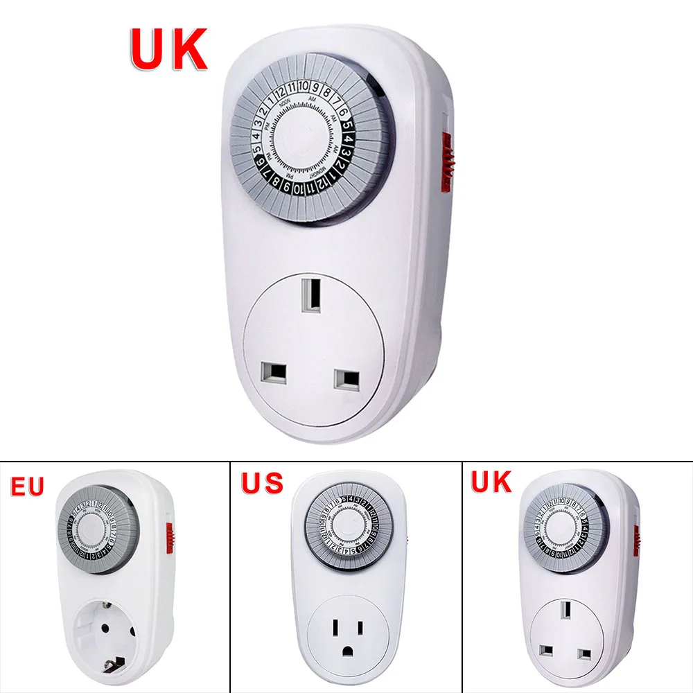 

3680W Home Smart Countdown Switch Socket Automatic Power Off Timer Outlet 1pc