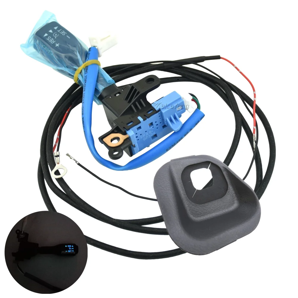 

For Toyota Reiz Cruise Control Switch With Light,Cover, Wire and Screws 84632-34011 84632-34017 45186-0P040-C0 45186-0P020-C0